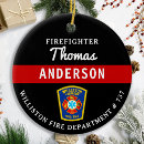 Search for firefighter christmas tree decorations Fireman