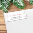 Search for pink and silver glitter return address labels Winter baby shower