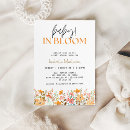 Search for in bloom baby girl shower invitations Rustic