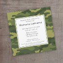 Search for military retirement invitations Green