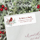 Search for northern cardinal return address labels Snow