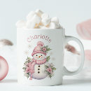 Search for kids hot cocoa mugs Snowman