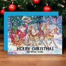 Search for sleigh christmas cards Blue