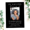 Search for bereavement invitations Minimalist
