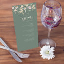 Search for blush and sage green wedding menus Bride