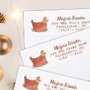 Search for chickens return address labels Hen