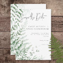 Search for fern wedding save the dates Minimalist