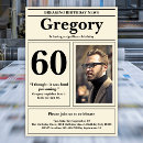 Search for funny 60th birthday invitations Typography