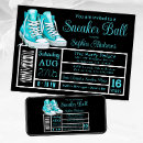 Search for sneakers birthday invitations Sneaker ball