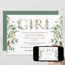 Search for elegant baby girl shower invitations Girly