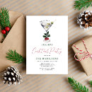 Search for martini christmas invitations Watercolor