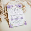 Search for purple and silver baby shower invitations Mother to be