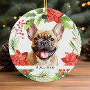 Search for bulldog christmas tree decorations Frenchie