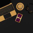 Search for clock business cards Gold