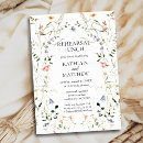 Search for colourful rehearsal dinner invitations Wildflower