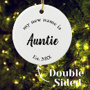 Search for auntie christmas tree decorations Auntie to be