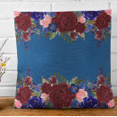 Search for blue and burgundy cushions Floral