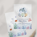 Search for dolphin invitations Navy blue