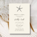 Search for starfish bridal shower invitations Nautical