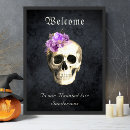 Search for purple skull posters Haunted house