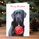 Search for dog lovers christmas cards Black lab