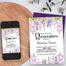 Search for wisteria birthday invitations Elegant