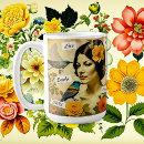 Search for beautiful bird mugs Vintage