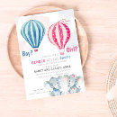Search for elephant gender reveal Hot air balloon