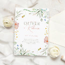 Search for watercolor wildflower wedding invitations Simple