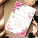 Search for gold butterfly wedding invitations Classy