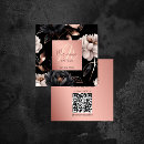 Search for flower business cards Black