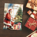 Search for retro santa christmas cards Classic