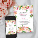 Search for peach and green birthday invitations Daughter