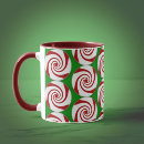 Search for candy cane mugs Red and white
