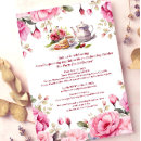 Search for english tea party invitations Pink