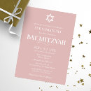 Search for modern bar bat mitzvah invitations Typography