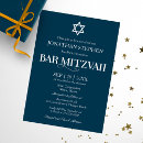 Search for boy bar bat mitzvah invitations Typography