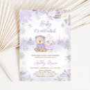 Search for purple winter wonderland invitations Glitter