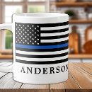 Search for thin blue line mugs Law enforcement