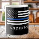 Search for blue line mugs Law enforcement