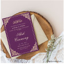 Search for plum purple invitations Script