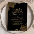 Search for black lace wedding invitations Bismillah