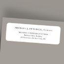 Search for basic white return address labels Professional