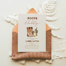 Search for boots and bubbly bridal shower invitations Rustic