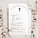 Search for black and white christening invitations Cross
