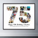 Search for 75th birthday decor Number 75