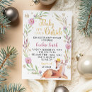 Search for pine tree baby shower invitations Winter onederland