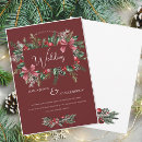 Search for evergreen wedding invitations Festive
