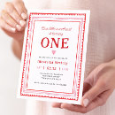 Search for valentine 1st birthday invitations Heart