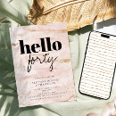 Search for hello 40 invitations Gold